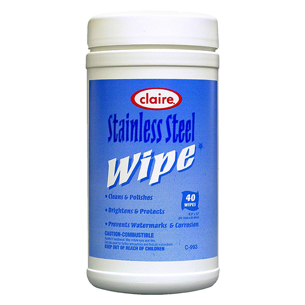 Claire® Stainless Steel Wipes - Daycon