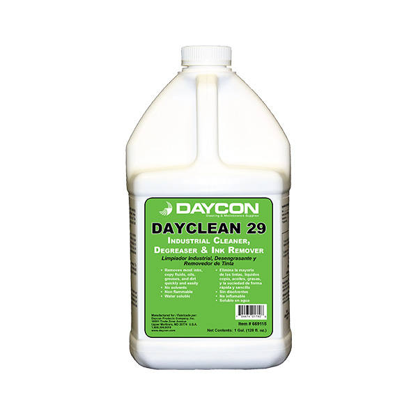 Daycon® DayClean 29 Industrial Cleaner, Degreaser & Ink Remover - Daycon