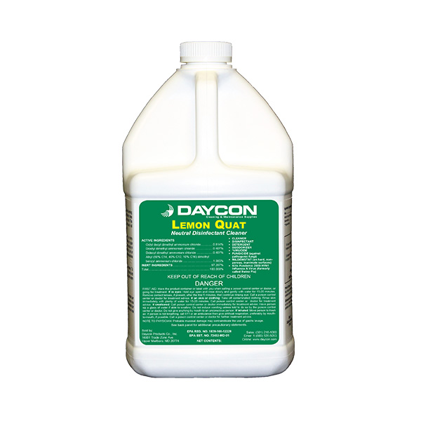 Daycon Lemon Quat Neutral Disinfectant Cleaner