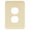 Duplex Receptacle Metal Wall Plate_Max Ivory