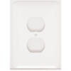 Duplex Receptacle Metal Wall Plate_Max White